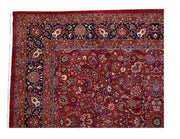 10x13 Authentic Hand Knotted Persian ALL OVER Mashad Rug - Iran - bestrugplace