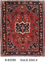 Luxurious 5x7 Authentic Hand-knotted Persian Hamadan Rug - Iran - bestrugplace