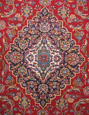 10x13 Authentic Hand-knotted Persian Signed Kashan Rug - Iran - bestrugplace