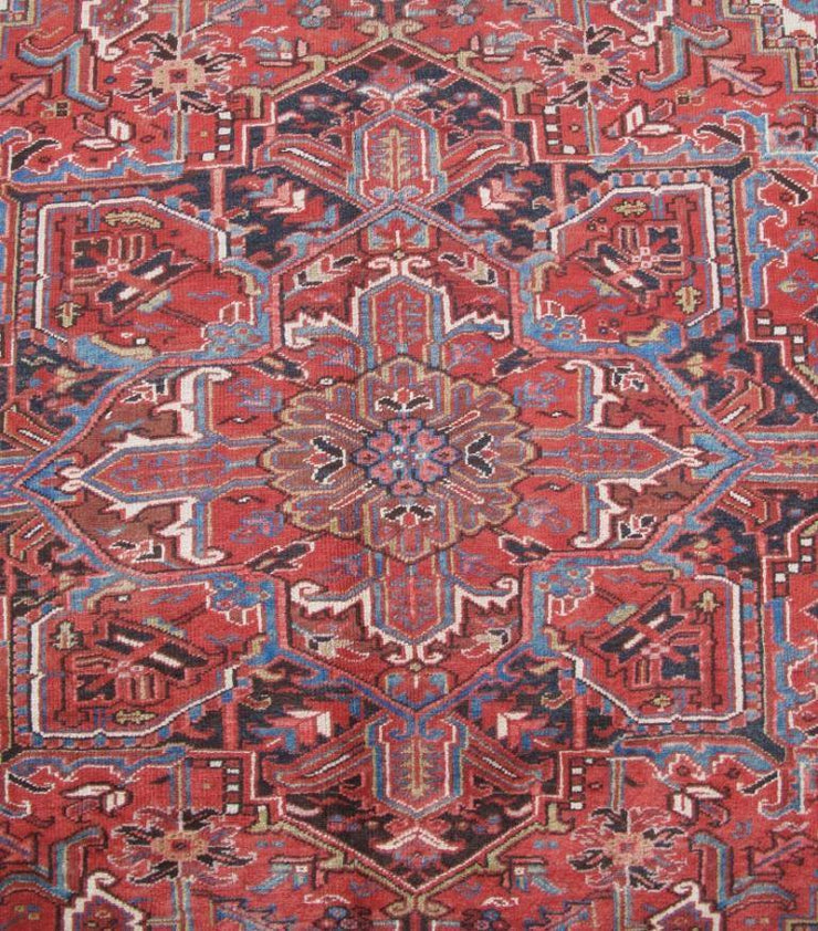 8x10 Authentic Hand-knotted Persian Heriz Rug - Iran - bestrugplace