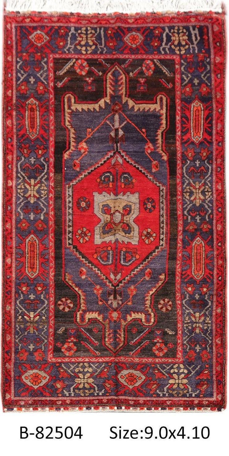 Luxurious 5x9 Authentic Hand-knotted Persian Hamadan Rug - Iran - bestrugplace