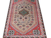 2' x 4' Brown Beige Persian Shiraz Rug