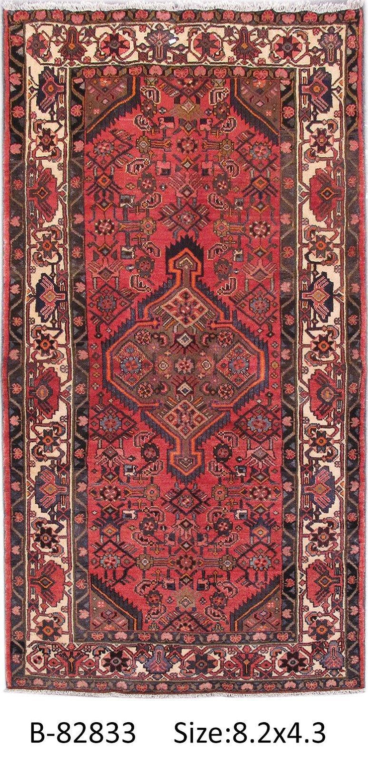 Luxurious 4x8 Authentic Hand-knotted Persian Hamadan Rug - Iran - bestrugplace