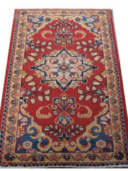 2' x 4' Red Persian Hamadan Rug