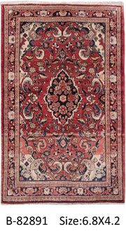 Luxurious 4x7 Authentic Hand-knotted Persian Hamadan Rug - Iran - bestrugplace