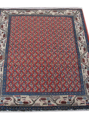 2' x 3' Orange Persian Hamadan Rug