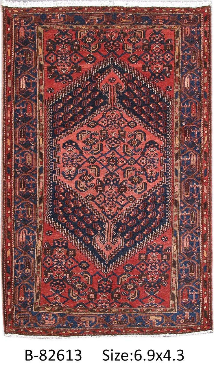 Luxurious 5x7 Authentic Hand-knotted Persian Zanjan Rug - Iran - bestrugplace