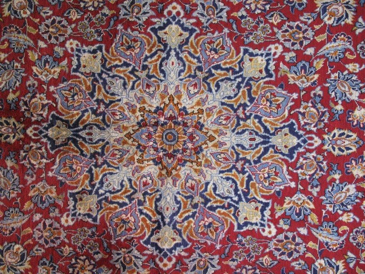 10x16 Authentic Hand-knotted Persian Signed Isfahan Rug - Iran - bestrugplace