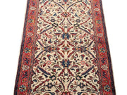 3x8 Authentic Hand-knotted Persian Sarouk Rug - Iran - bestrugplace