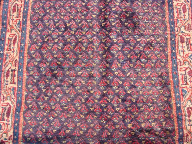 4' x 10' Purple Violet Persian Hussainabad Runner