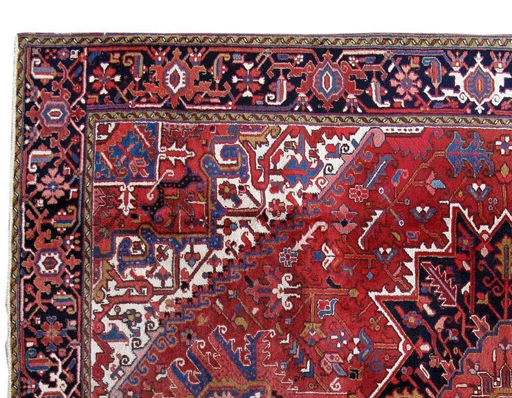 9x12 Authentic Hand Knotted Persian Heriz Rug - Iran - bestrugplace