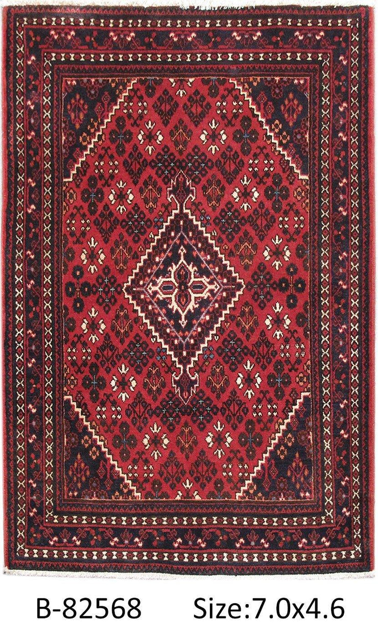 Luxurious 4x7 Authentic Hand-knotted Persian Hamadan Rug - Iran - bestrugplace