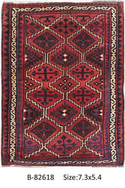 Luxurious 5x7 Authentic Hand-knotted Persian Hamadan Rug - Iran - bestrugplace