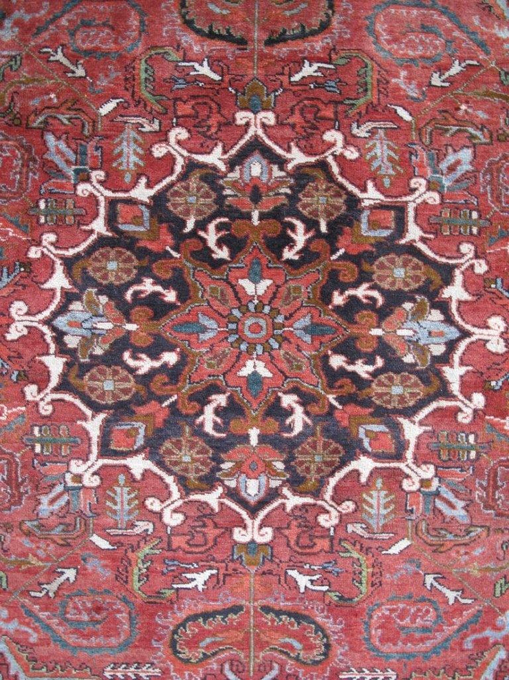 8x11 Authentic Hand-knotted Persian Heriz Rug - Iran - bestrugplace