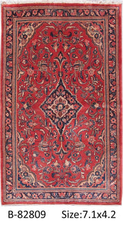 Luxurious 4x7 Authentic Hand-knotted Persian Zanjan Rug - Iran - bestrugplace