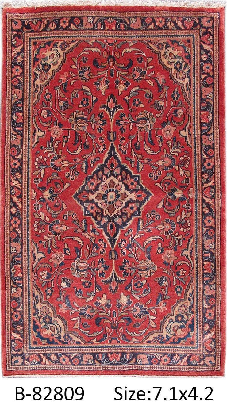 Luxurious 4x7 Authentic Hand-knotted Persian Zanjan Rug - Iran - bestrugplace