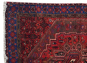 5' x 7' Red Persian Kurd Bijar Rug