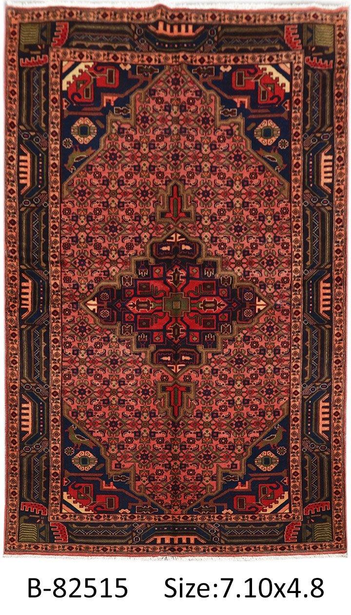 Luxurious 5x8 Authentic Hand-knotted Persian Hamadan Rug - Iran - bestrugplace