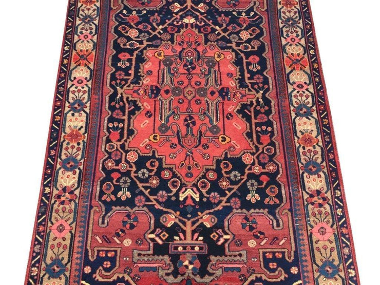 5x8 Authentic Hand-knotted Persian Hamadan Rug - Iran - bestrugplace