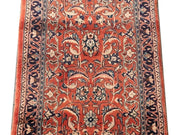 3x10 Authentic Hand-knotted Persian Sarouk Rug - Iran - bestrugplace