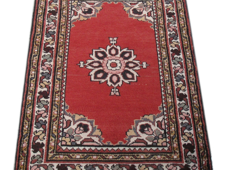 2' x 3' Red Persian Hamadan Rug