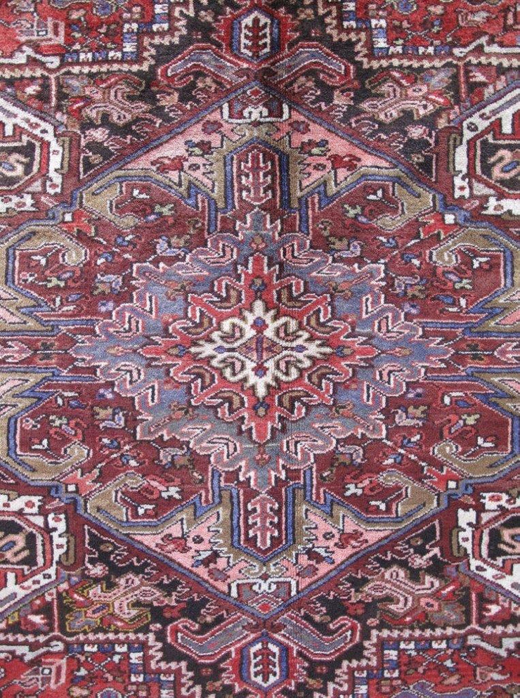 8x11 Authentic Hand-knotted Persian Heriz Rug - Iran - bestrugplace