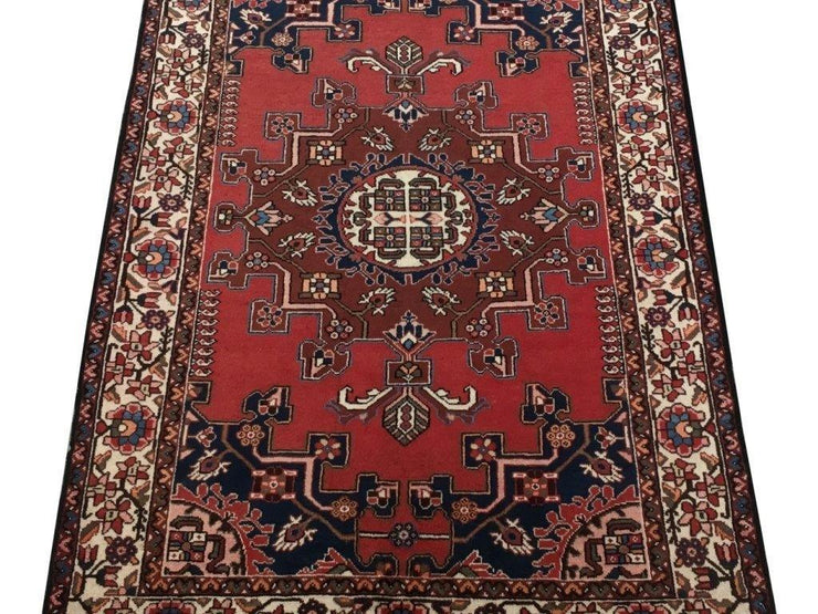 5x6 Authentic Hand-knotted Persian Hamadan Rug - Iran - bestrugplace