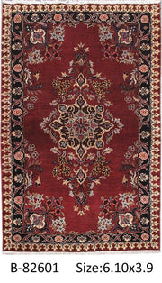 Luxurious 4x7 Authentic Hand-knotted Persian Hamadan Rug - Iran - bestrugplace