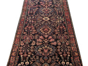 4x10 Authentic Hand-knotted Persian Hamadan Rug - Iran - bestrugplace