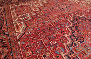 Luxurious 10x14 Authentic Hand-knotted Persian Heriz Rug - Iran - bestrugplace