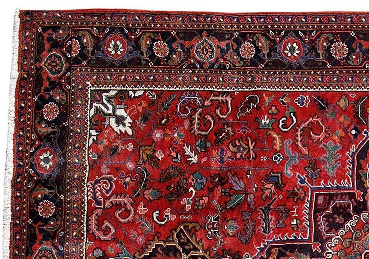 8x11 Authentic Hand Knotted Persian Heriz Rug - Iran - bestrugplace