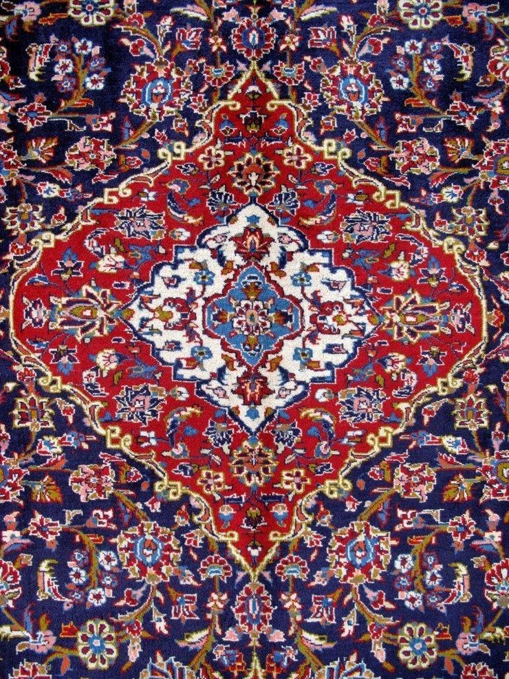 8x12 Authentic Hand-knotted Persian Signed Kashan Rug - Iran - bestrugplace