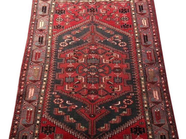 4x5 Authentic Hand-knotted Persian Zanjan Rug - Iran - bestrugplace