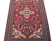 3' x 4' Red Persian Hamadan Rug