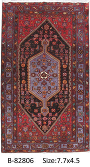 Luxurious 4x8 Authentic Hand-knotted Persian Zanjan Rug - Iran - bestrugplace