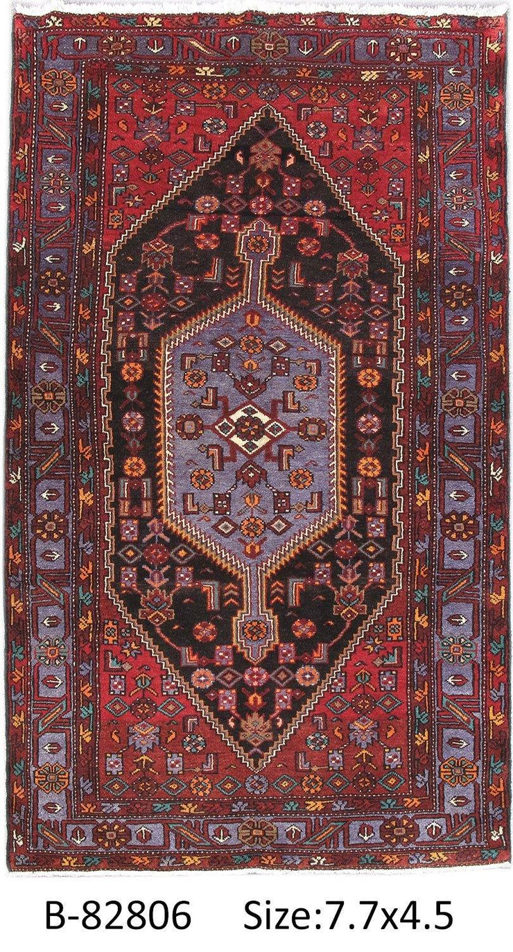 Luxurious 4x8 Authentic Hand-knotted Persian Zanjan Rug - Iran - bestrugplace