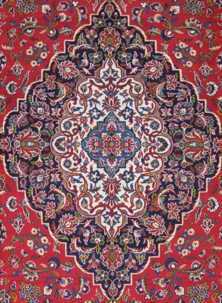 10x18 Authentic Hand-knotted Persian Signed Kashan Rug - Iran - bestrugplace