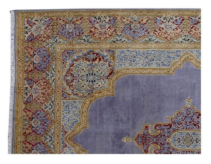 8x12 Authentic Hand Knotted Persian Kerman Rug - Iran - bestrugplace