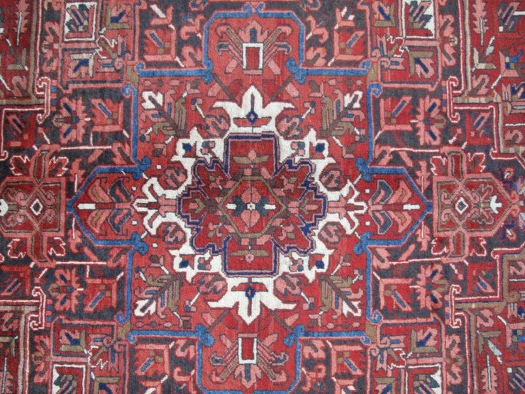 10x13 Authentic Hand-knotted Persian Heriz Rug - Iran - bestrugplace