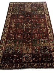 6x10 Authentic Hand-knotted Persian Bakhtiari Rug - Iran - bestrugplace