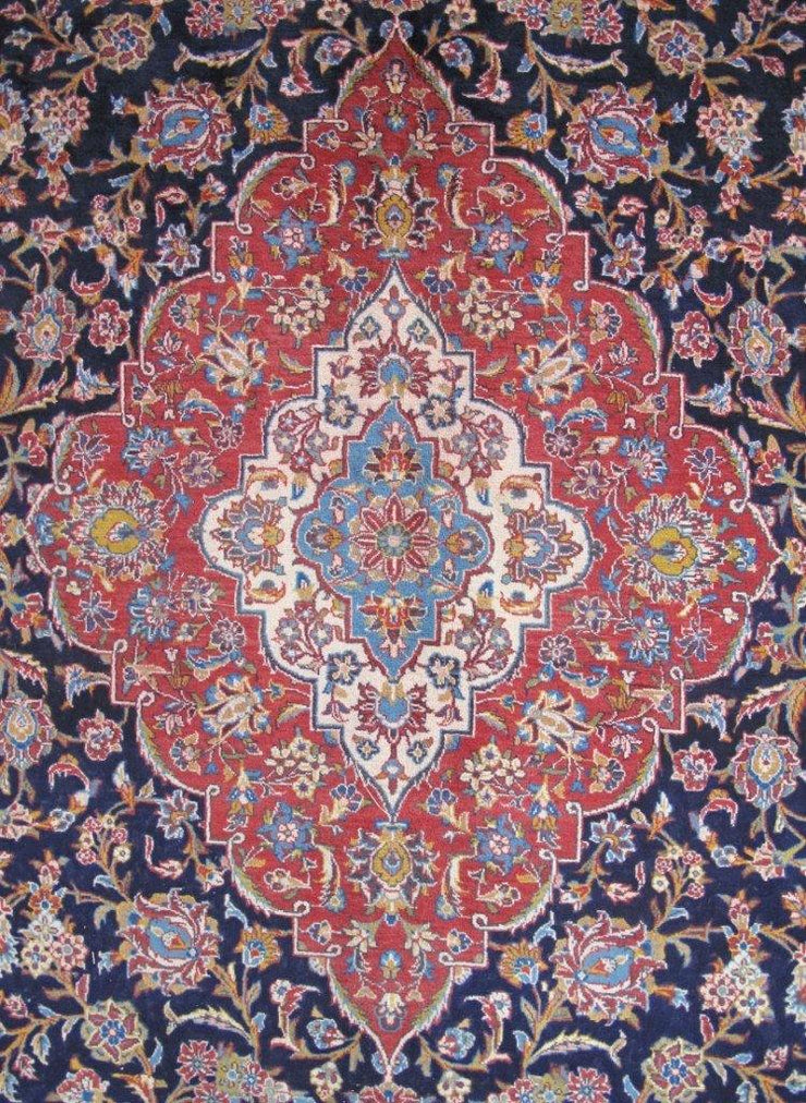 10x14 Authentic Hand-knotted Persian Kashan Rug - Iran - bestrugplace