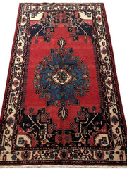 5x9 Authentic Hand-knotted Persian Hamadan Rug - Iran - bestrugplace