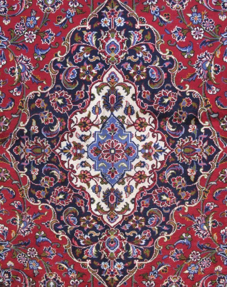 10x16 Authentic Hand-knotted Persian Signed Kashan Rug - Iran - bestrugplace