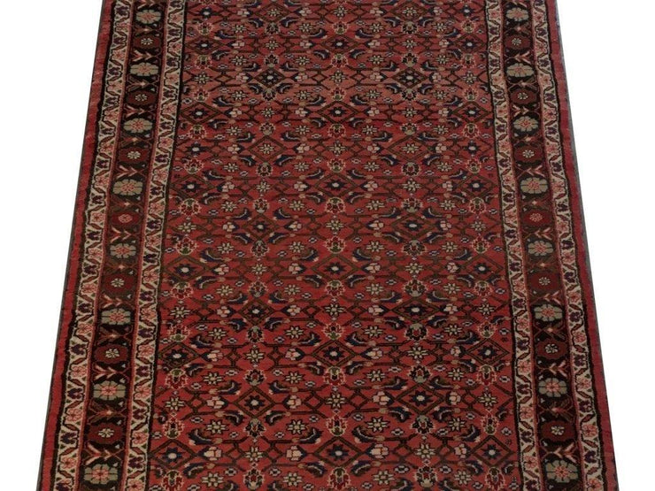 3x11 Authentic Hand-knotted Persian Hamadan Rug - Iran - bestrugplace