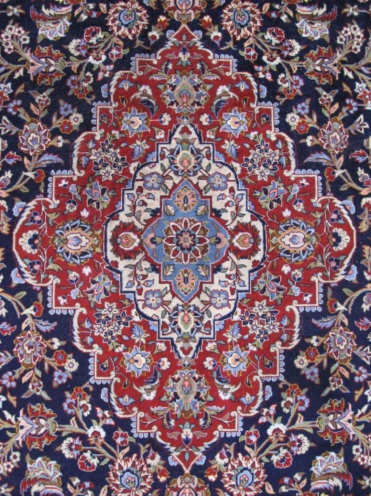 9x13 Authentic Hand-knotted Persian Signed Kashan Rug - Iran - bestrugplace