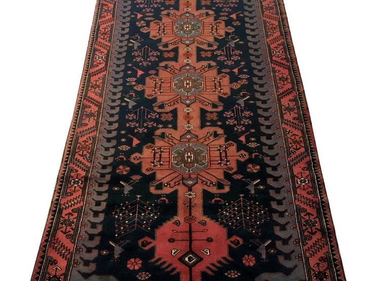 5x9 Authentic Hand-knotted Persian Hamadan Rug - Iran - bestrugplace