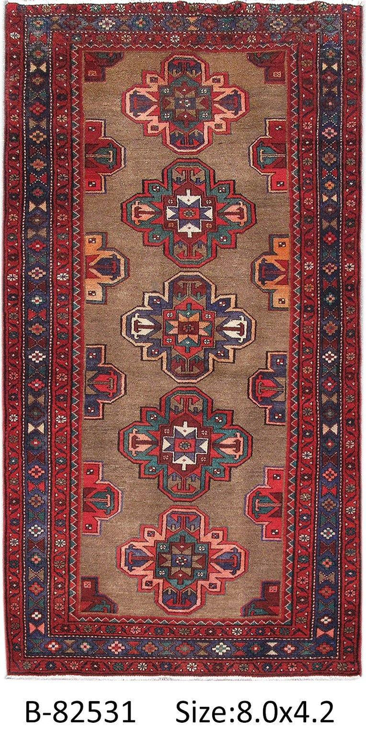 Luxurious 4x8 Authentic Hand-knotted Persian Hamadan Rug - Iran - bestrugplace