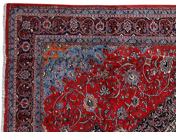 10x13 Authentic Hand Knotted Persian Sarouk Rug - Iran - bestrugplace