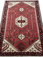 5x9 Authentic Hand-knotted Persian Hamadan Rug - Iran - bestrugplace