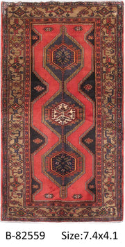 Luxurious 4x7 Authentic Hand-knotted Persian Hamadan Rug - Iran - bestrugplace